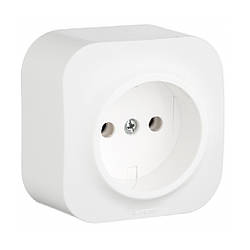Forix-Quteo розетка без заземлення зовнішня IP20 біла, Legrand, 782410