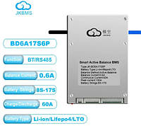 JK SMART BMS Active Balance 8S-17S смарт БМС 60A Lifepo4 Li-Ion LTO - Найкраща БМС