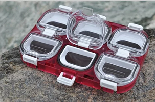 Коробка магнітна для гачків 11 см/7.5 см/1.2см, фото 1