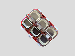 Коробка магнітна для гачків 11 см/7.5 см/1.2см, фото 2