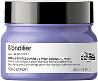 Маска для сияния и блеска осветленных волос L'Oreal Professionnel Serie Expert Blondifier Masque 250 мл