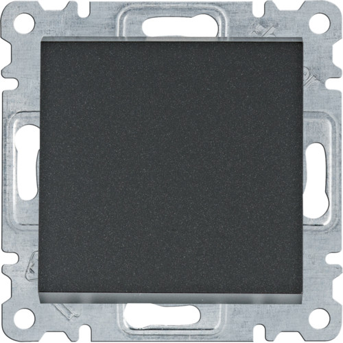 WL0113 Вимикач 1-тактовий Lumina чорний 10АХ/230В Hager
