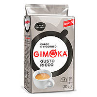 Кофе молотый натуральний Gimoka Gusto Ricco (Джимока), 250г, Италия