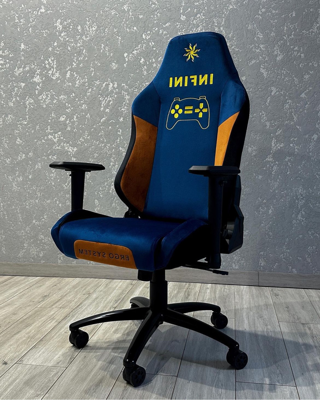 Крісло геймерське Infini G21 тканинне комп'ютерне ігрове