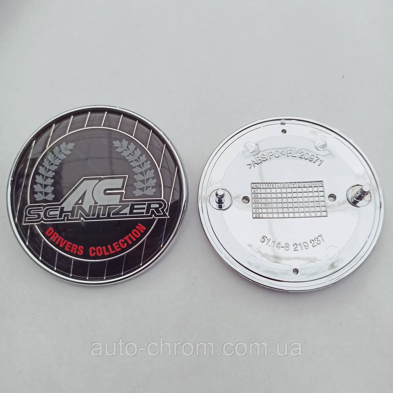 Емблема AC Schnitzer для BMW 74 мм на багажник, фото 1