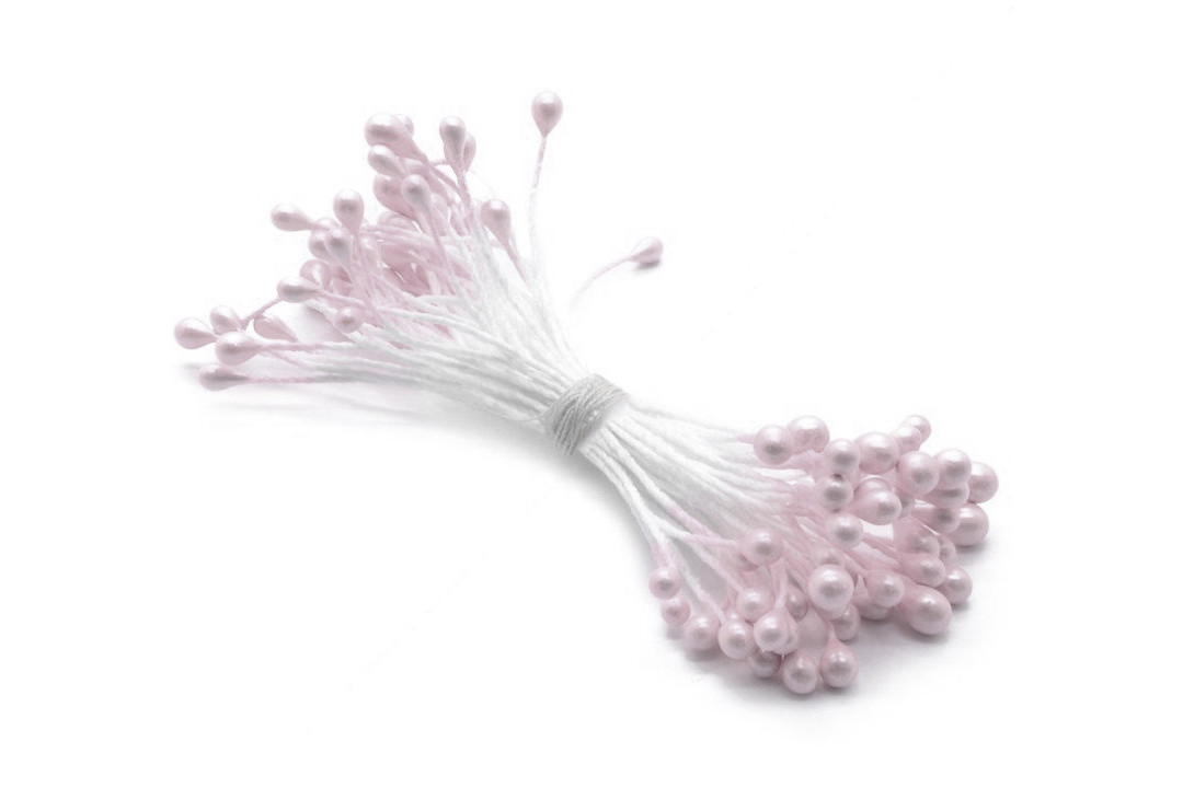 Тичинки на нитці, кремові, 3 мм, фото 1