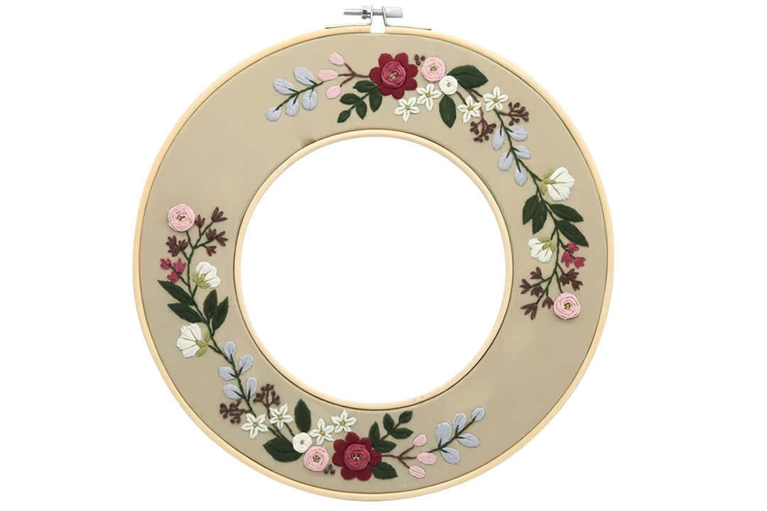 Набір для вишивання гладдю "Квіткова стежка", КТ-0101296, 25 см (з п'яльцями), фото 1