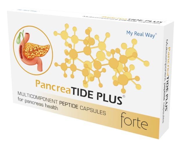 PancreaTIDE PLUS Forte(комплекс для підтримки структури та функцій підшлункової залози) 30 капсул