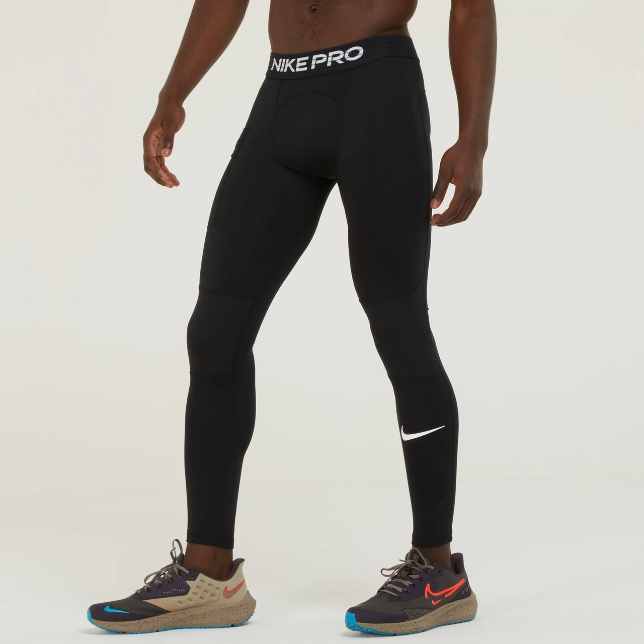 Термолосини чоловічі спортивні Nike M NP DF WARM TIGHT чорного кольору