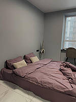 Комплект постельного белья фіолетовий бязь Gold/LUX двухспальный
