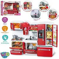 Мебель кухня Kids Kitchen 66079 для барби с аксессуарами, на батарейках, в коробке