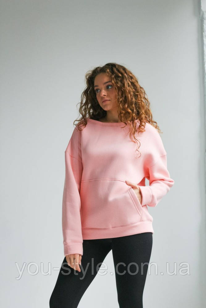 Світшот рожевий "Basic", фото 1