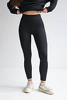Легінси жіночі базові в рубчик Intruder чорні