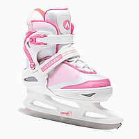 Детские коньки раздвижные Attabo Ice Blade Pink ледовые коньки для детей
