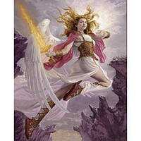 Набір для творчості алмазна картина Богиня Ніка Strateg розміром 40х50 см (SK74143)