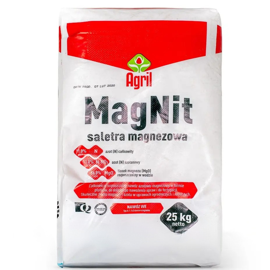 Нітрат магнія 25 кг (мішок),оригінал