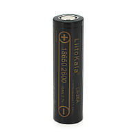 SM  SM Аккумулятор 18650 Li-Ion LiitoKala Lii-26A, 2600mAh (2450-2650mAh), 3.7V (2.75-4.2V), Black, PVC BOX Q2, цена за 1 шт