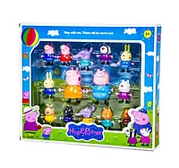 Игровой набор Свинка Пеппа Happy Partner Toys 14 шт