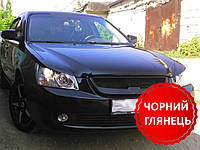 Реснички на фары Kia Magentis 2005-2008 черные / Киа Маджентис 2005-2008 (черный глянец)