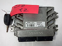 Электронный блок управления Renault Clio 1.2 Siemens S110140201A / S 110 140 201 A / 82 00 326 395 + Ключ!