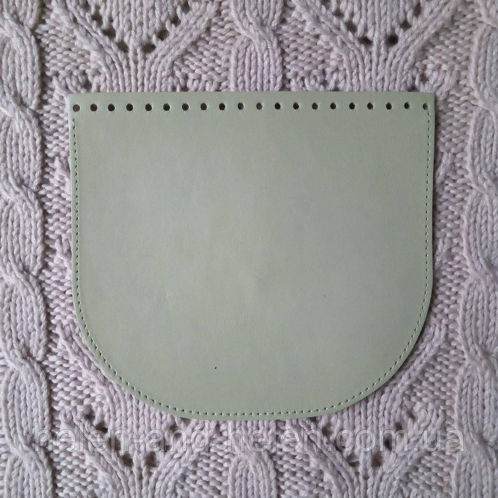 Клапан для сумки "Пташки". Колір "Слонова кістка"., фото 1