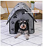Будиночок для котів Pet Style "HUT" 47х43х40 Сірий, фото 4