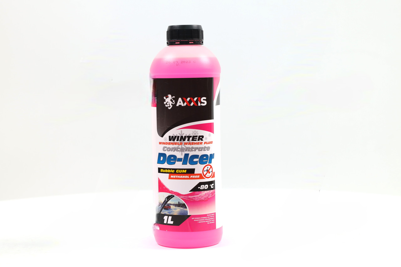 Омыватель стекла зимний концентрат -80 Bubble GUM (Канистра 1л) ax-1102