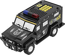 Игрушка-сейф копилка "Машина полиции LEGO" 6672 с отпечатком пальца, фото 3