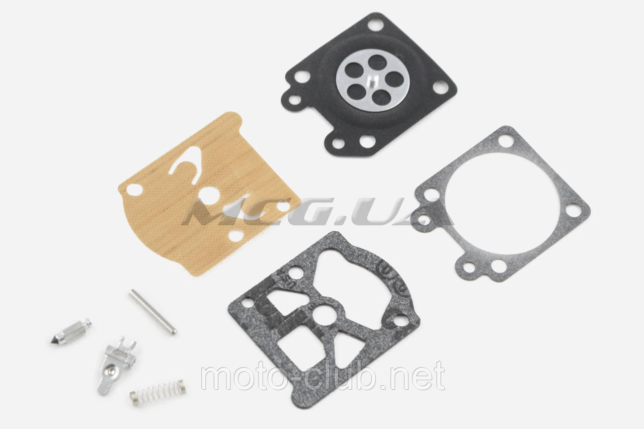 Ремкомплект карбюратора для бензопилки Goodluck GL4500/5200 "WOODMAN" (повний), фото 1