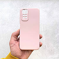 Чехол на Xiaomi Redmi Note 11 Pro Silicone Case пудровый силиконовый (сяоми редми нот 11 про ксяоми ноут)