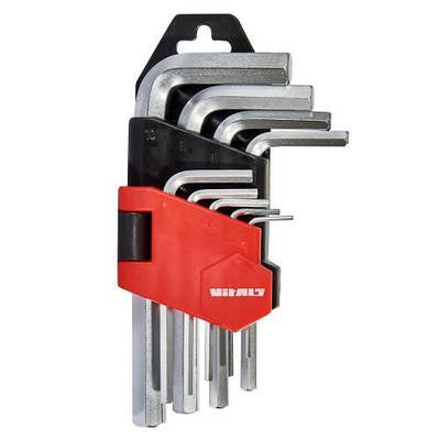 Набір ключів шестигранних 9 шт. 1,5-10 мм Vitals Master
