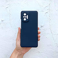 Чехол на Xiaomi Redmi Note 10 Pro Silicone Case темно-синий силиконовый (сяоми редми нот 10 про ксяоми ноут)