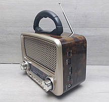 Радіоприймач з USB Everton RT-819 + ліхтарик +соняна батарея, фото 4