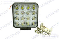 Дополнительная лед фара дальнего света 16 Led (29-48W - FLOOD)