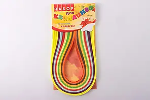 Набір для квілінгу "Сезони" 3мм*420мм 9 кольорів+3 аплікації