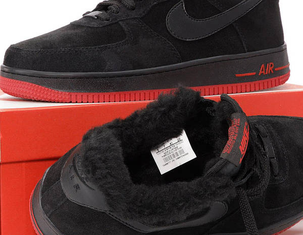 Nike Air Force 1 Low Black Red 472500 003 High Top Store 609523707