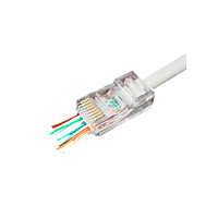 Коннектор сквозной RJ45 Cat.5E (100 шт) Кешбек до 5%