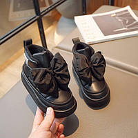 Тепле взуття на дівчинку рр 26-30 Красиві черевики дівчаткам Модне взуття для дітей