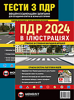 Комплект книг для автошколи 2024 Тести та Правила дорожнього руху в ілюстраціях