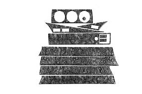 Накладки на панель (11 дет.) Титан для мерседес W201 (190)