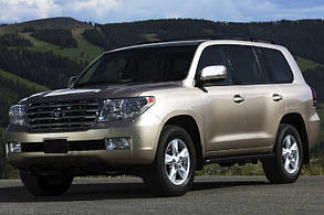 Накладки на дзеркала (2008-2012 2 шт. нерж.) для Lexus LX570/450d, фото 3