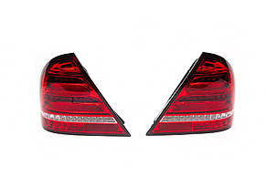 Задні стопи LED (2 шт) для мерседес C-class W203 2000-2007рр, фото 3