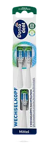 Змінні насадки для зубної щітки Dontodent середньої жорсткості 3 шт
