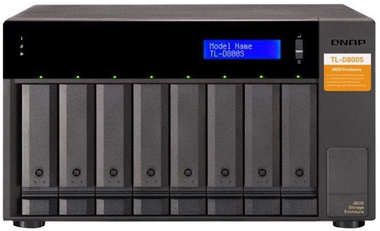 Файловий NAS сервер QNAP TL-D800S , Гарантія, фото 1