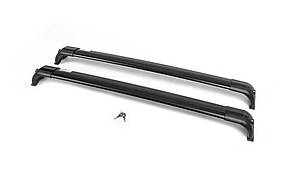 Перемички на  ьні рейлінги (2 шт) чорні для Land Rover Discovery IV
