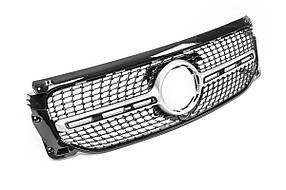 Передня решітка Diamond Silver Без місця під камеру для мерседес GLB X247 2019- рр