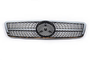 Передня решітка Diamond Silver для мерседес C-class W203 2000-2007рр, фото 1