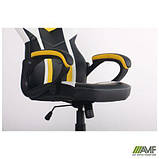 Крісло ігрове VR Racer Dexter Jolt чорний/жовтий, ТМ Амф, фото 8