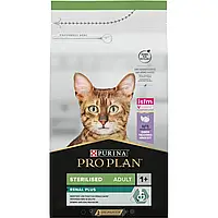 Purina Pro Plan Cat Adult Sterilised Renal Plus Turkey с Индейкой 1.5 кг