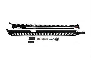 Бокові пороги OEM (2 шт) для бмв X4 G02 2018- рр, фото 3